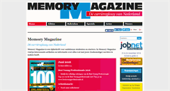 Desktop Screenshot of memorymagazine.nl